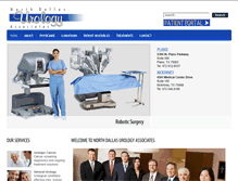 Tablet Screenshot of northdallasurology.com